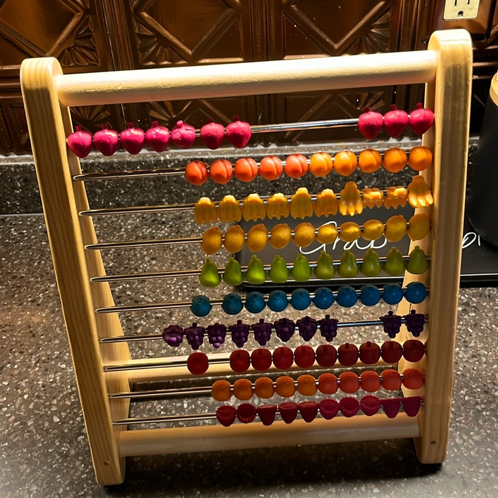 Wooden abacus